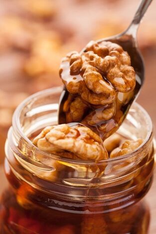 орехи с мед за потентност